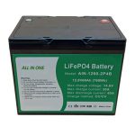 ALL IN ONE Cilindrična 2000-ciklična litijeva baterija 12v60Ah baterija za shranjevanje energije