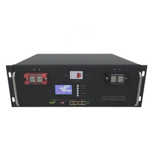 6000 ciklov 48V 100Ah 5Kwh RS48 LiFePo4 solarna baterija z omarico 5U