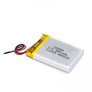 Kitajska Trgovina na debelo 3.7V 600Mah 650Mah Mini Li-Polymer litijeva baterija za baterije